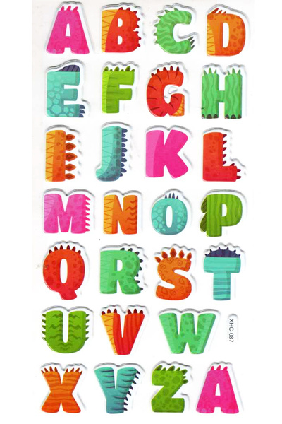 Limmy Autocolant Autocolant în relief (XHC088)-18x9 cm- Numere cu ursuleț