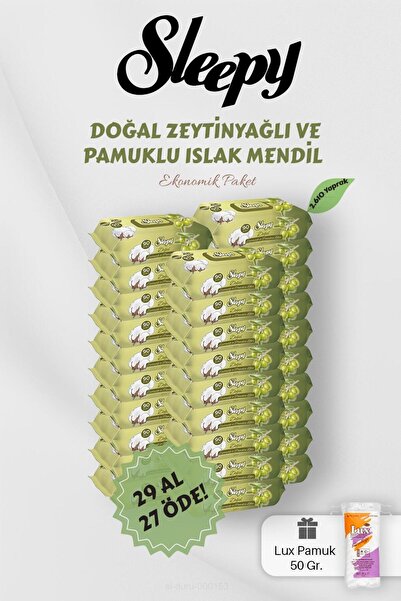 Sleepy 29 AL 27 ÖDE Zeytinyağlı Pamuklu Bebek Mendili 90'lı ve ROSIE