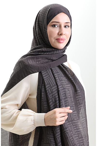 sefamerve Karaca Natural Fiber Shawl 82008-05 Bitter Brown