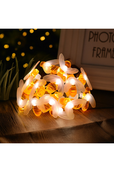 Super Decorative solar installation, ALBINUTE. 5 Meters, Outdoor, Solar charging, 8 Modes, Warm white