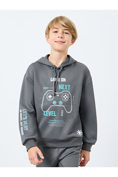 Styli Teens Grey Oversized Hoodie and Joggers Set