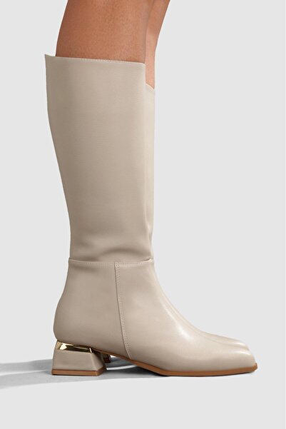 Oskar Zamansız Şıklık Arayanlar İçin Kare Burun Tarz Topuk Detayı Esnek Bilek...