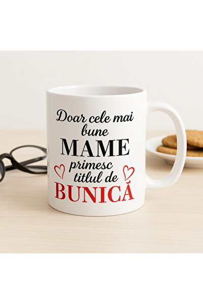 OEM Cana cadou cu mesaj pentru proaspata bunica, Tipo-Art