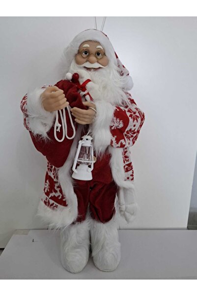 Astaş noel baba kırmızı elbiseli 65 cm
