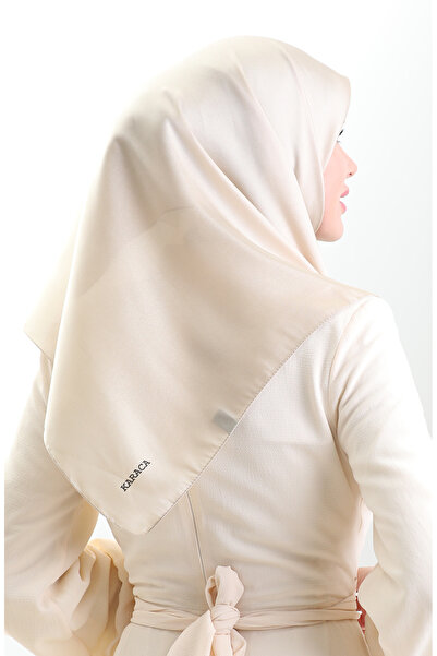 sefamerve Karaca Crystal Scarf 82022-16 Light Gold