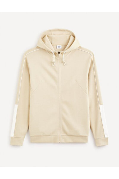 CELIO Celio Zip Hoodie, beige