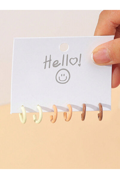 Take Two By Styli 3 pairs Circle Earrings set