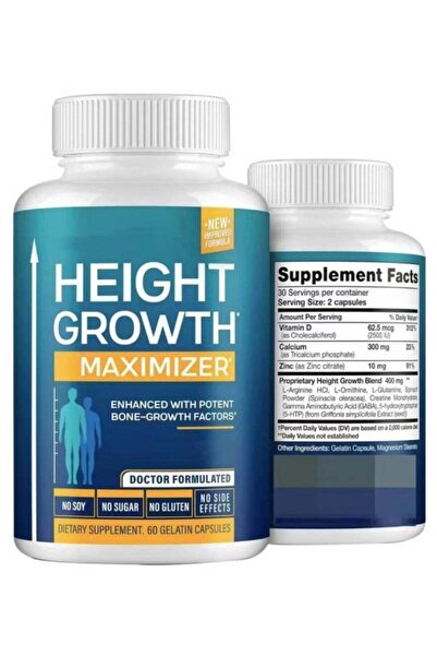 BIYODE Growth Capsules to Grow Taller - Height Growth Maximizer With Calcium For Bone Strength Natural Get