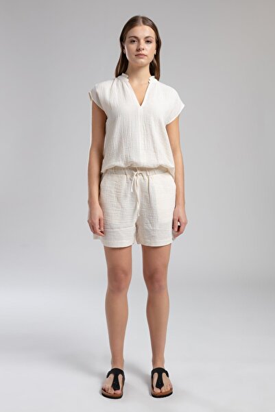 Lee Cooper Tracy Women's Woven Shorts Beige