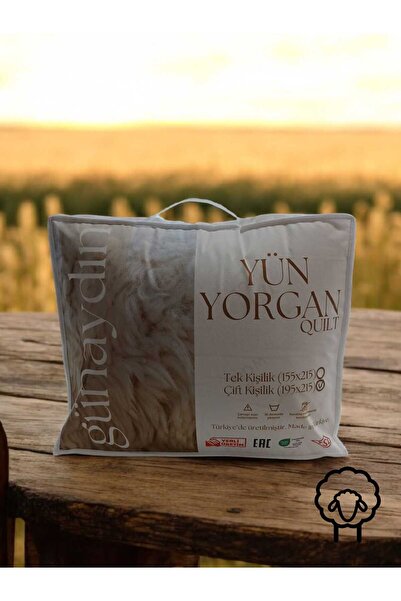YÜNTEKS Wool Quilt, Good Morning Wool Quilt, Organic, Wool Quilt, 1St Quality, Long-Lasting, Healthy, Luxurious, Double