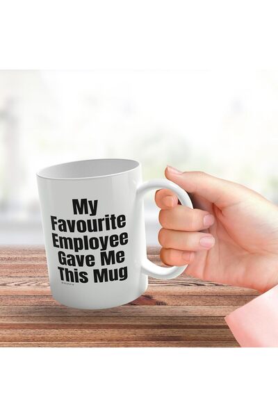 NASAQ Funny Boss Birthday Mug - 'My Favourite Employee' - 11oz Ceramic Dishwasher Safe