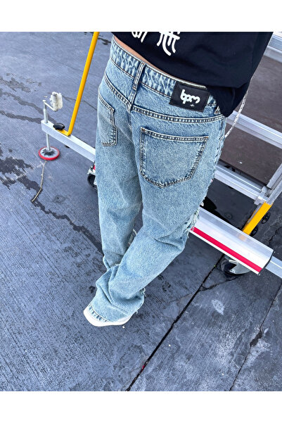 BPM Ultra Premium Rose Art Baggy Jeans