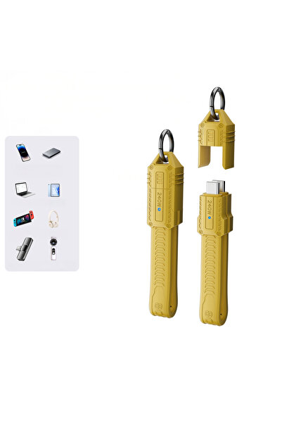 silabor USB 4.0 Esnek Kısa Kablo, Tam Özellikli Veri Kablosu, 40 Gb Aktarım P...