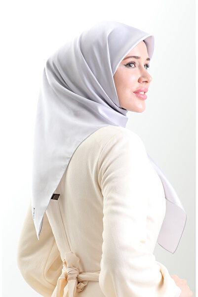 sefamerve Karaca crystal scarf 82022-04 silver gray