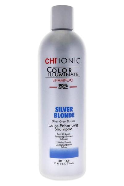 Chi Ionic Color Illuminate Silver Blonde Anti-Orange Shampoo 355ml