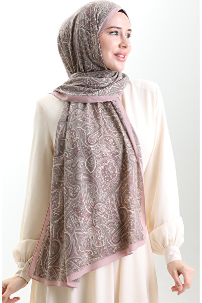 sefamerve Karaca Patterned Mio Shawl 82011-10 Powder