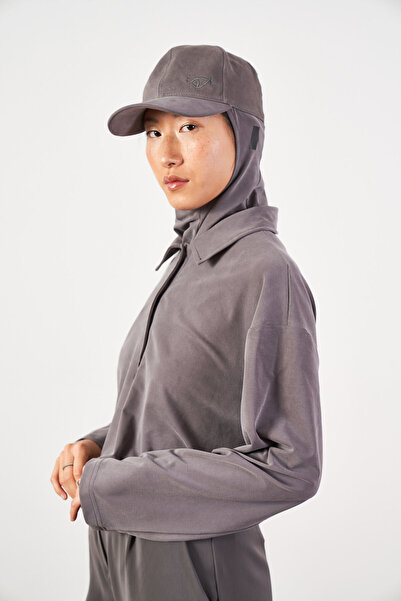 Mevra Denim Cap Sports Bone Anthracite