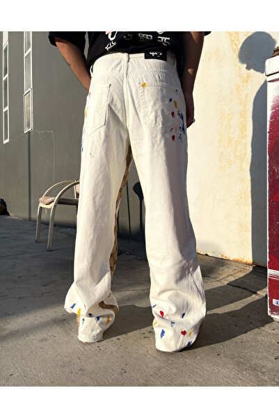 BPM Ultra Premium Un Design Splash Baggy Jeans