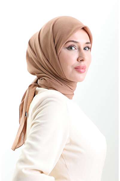 sefamerve Karaca Linen Scarf 82023-17 Caramel