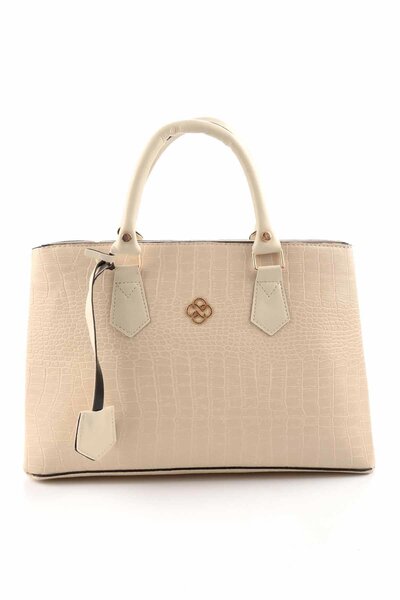 KOÇAK ÇANTA Women's Stylish Crocodile Pattern Strap Hand and Shoulder Bag