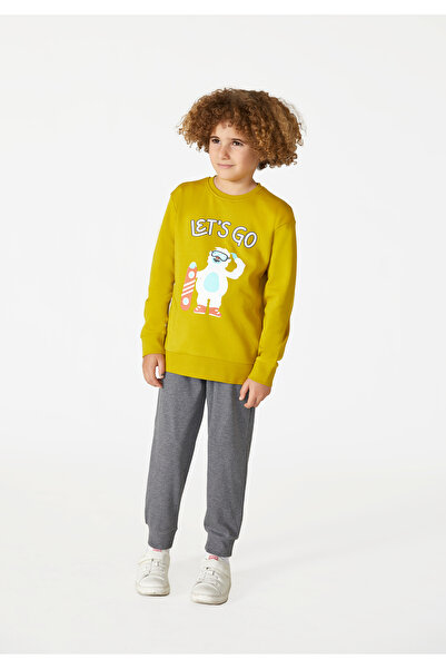 Elsima طقم بيجامة للأولاد من نوع إنترلوك