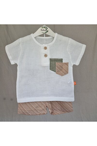 Victorino Muslin short-sleeve set - with pocket