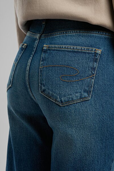 Lee Cooper Sandy High Waist Wide Leg Cut Wide Leg Francesca Light Women's Jeans