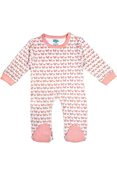 Babies Basic 5 piece Sets include Bib, Romper, Mittens, Cap and Sleepsuit, 6-9 Months , Pink
