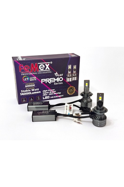 FEMEX Fiat Egea Araçlar için Led Xenon Uzun Far Ampulu (Mercekli Farlar) Premio Plus H7