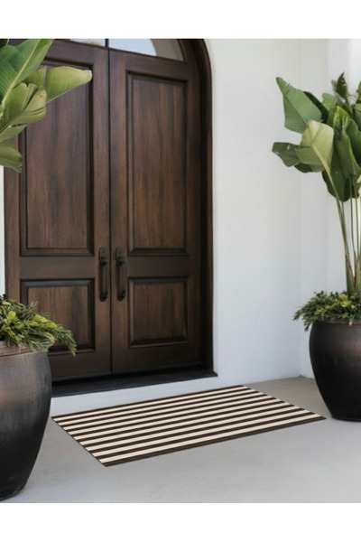 Etnik Dekor Digital Printing Door Mat Zebra Patterned