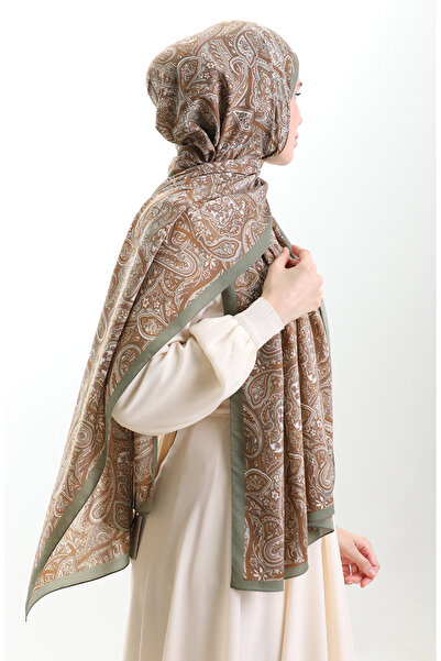 sefamerve Karaca Patterned Mio Shawl 82011-04 Green