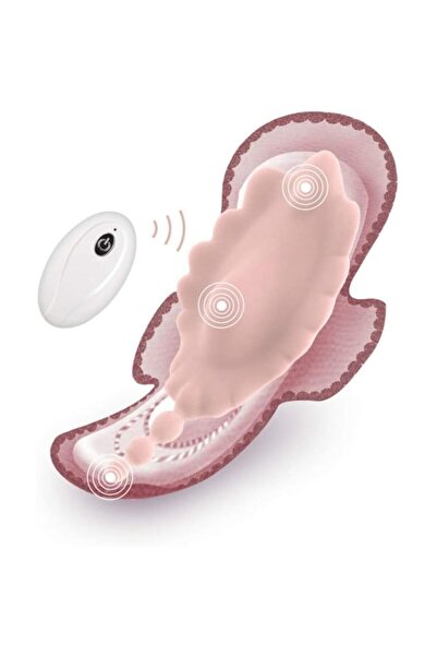 OEM 3-in-1 Panty Massage tool, Half Penetration, 10 Modes, 3 Stimulation Points, pink