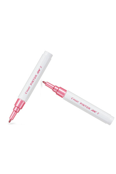 Pilot Pintor (m) Round Tip Metallic Pink (Two Pieces)