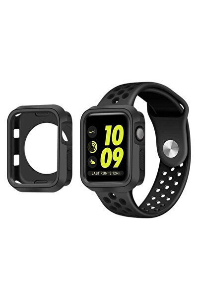 Casey Studios Rugged Case for Apple Watch 3/2/1 - 42MM, Hard Material, Ultra-Thin, Black