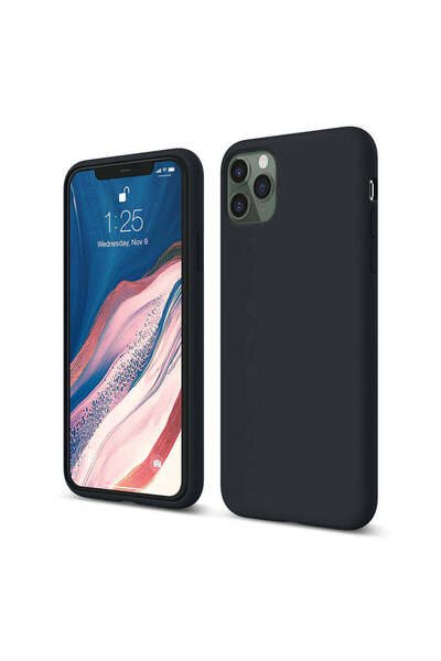 Casey Studios Husa Soft Silicone iPhone 11 Pro Max, Microfibra in Interior, S...