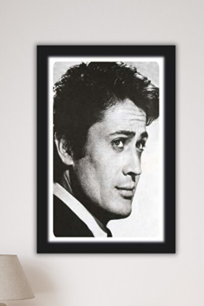 DURUSA Legend of Yeşilçam Cüneyt ARKIN Tablou retro din MDF, 30x20 cm, decor ...