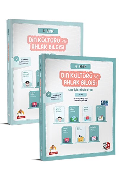 3D Yayınları 6. Sınıf Din Kültürü ve Ahlak Bilgisi Çalışma ve Sınıf İçi Etkin...