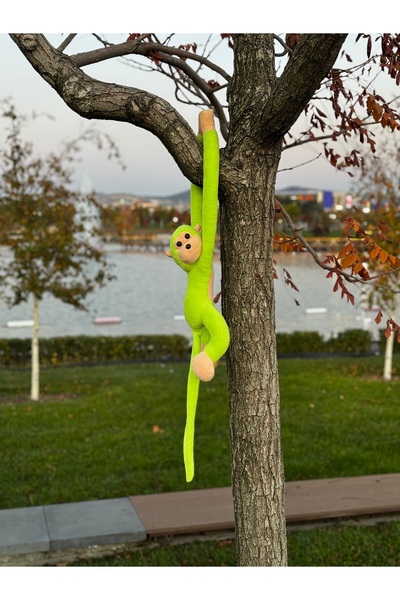 lole-x auto Elleri Yapisan Oyun Ve Uyku Arkadasi Pelus Maymun Oyuncak Sarilan...