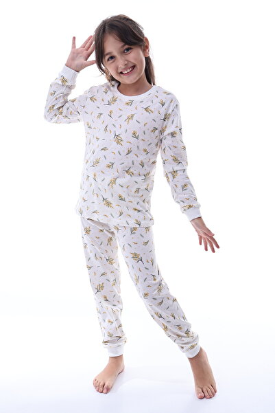 CQCQ Set de pijamale pentru fete cu textură moale și imprimeu de primăvară – ...