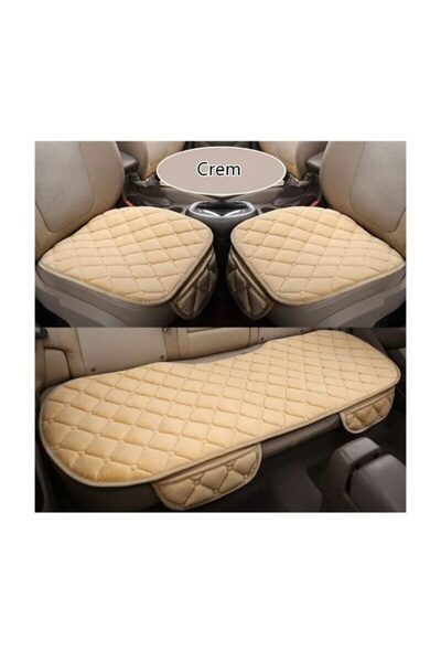 OEM Set of 3 protective car seat covers for seat - Beige