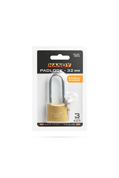CED AUTO TRADE Padlock - 32 mm, with long shackle O 5 mm