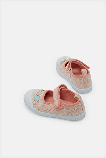 REDTAG Infant Girls Pink Glitter Sneakers