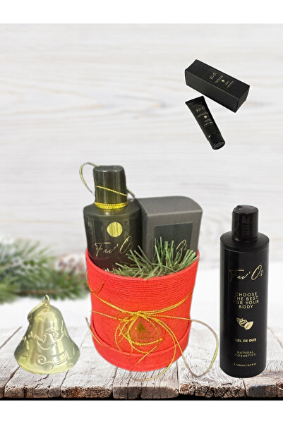 FAV'Or -Choose the best for you body Natural Cosmetics Gift Set - Shower Gel & Hand Cream Floral Notes of Rose.