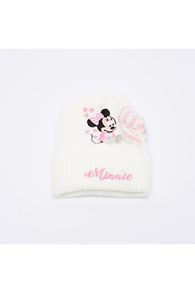 Disney Minnie Mouse Embroidered Beanie Cap