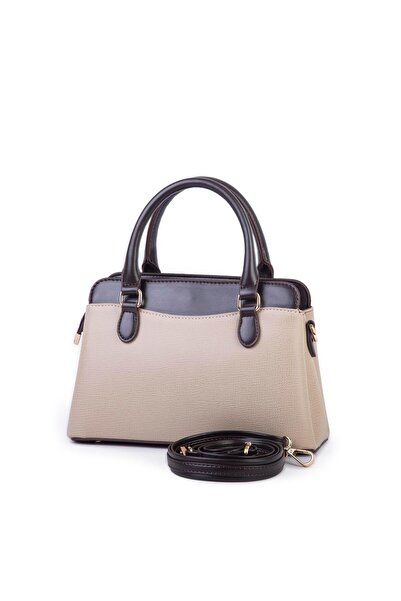 Nas Bag Stylish Women's Midi Hand and Shoulder Bag Sand Brown Liza