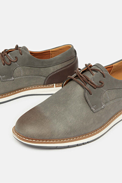 REDTAG Men Charcoal Casual Sneakers