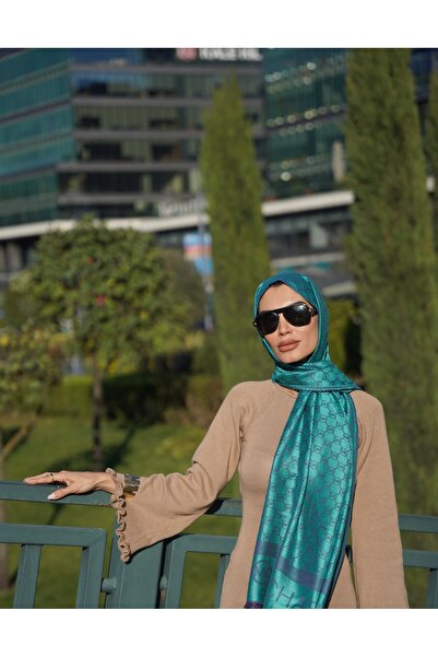 sem oyuncak Luxury Shawl Cotton Cashmere Silk Shawl 4 Seasons Mk Pattern Double-Sided 70 X 200 cm
