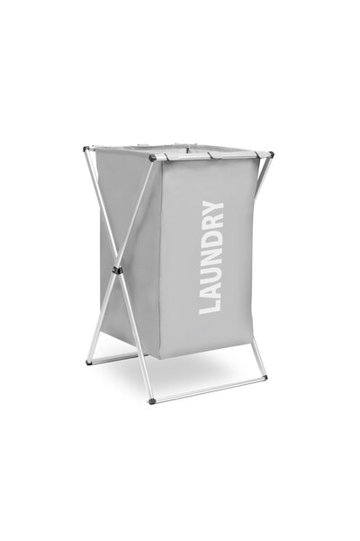Alista Home Laundry basket - made of textile material, with foldable metal frame - 37.5 x 38 x 57 cm