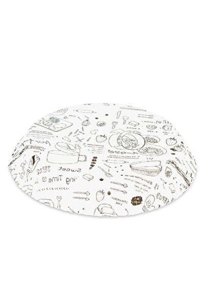 CED AUTO TRADE Baking Paper for Air Fryer - Round, 23 cm - 50 Pieces/Pack