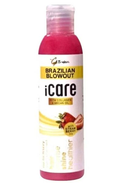 İCARE علاج الكولاجين وزيت الأرغان لشعر أكثر نعومة.